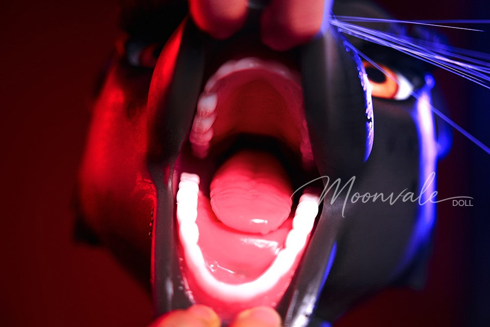 165cm (5ft5") Black Panther Furry Silicone Fantasy Sex Doll with Movable Jaw - Velara