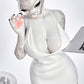 165cm (5ft5") Snow Leopard Furry Silicone Fantasy Sex Doll with Movable Jaw - Velara