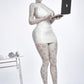 165cm (5ft5") Snow Leopard Furry Silicone Fantasy Sex Doll with Movable Jaw - Velara