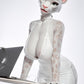 165cm (5ft5") Snow Leopard Furry Silicone Fantasy Sex Doll with Movable Jaw - Velara