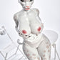 165cm (5ft5") Snow Leopard Furry Silicone Fantasy Sex Doll with Movable Jaw - Velara