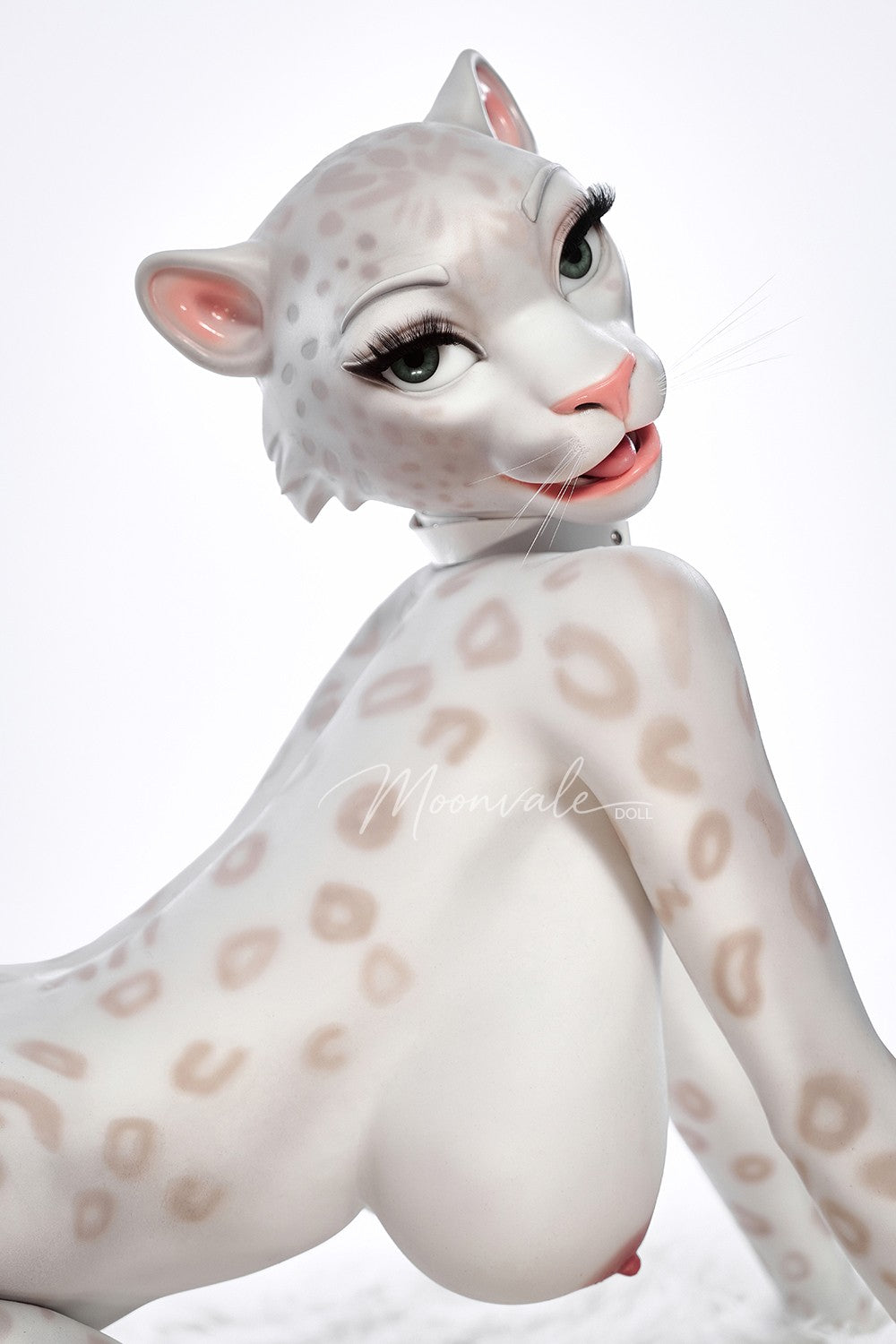 165cm (5ft5") Snow Leopard Furry Silicone Fantasy Sex Doll with Movable Jaw - Velara