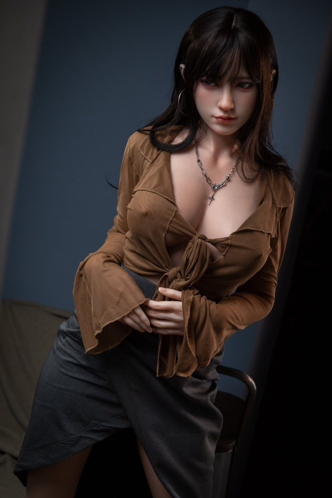 170cm (5ft7") D-Cup Ultra Soft Silicone Sex Doll – Boa JX-170D-B-SLE-A60 - In Stock | US Only