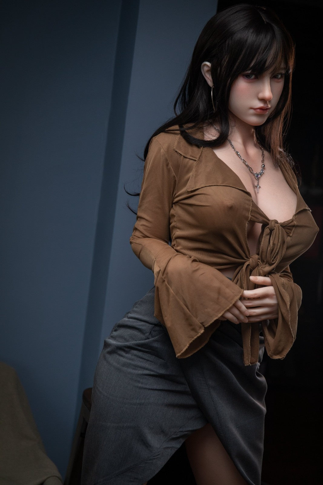 170cm (5ft7") D-Cup Ultra Soft Silicone Sex Doll – Boa JX-170D-B-SLE-A60 - In Stock | US Only