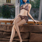 170cm (5ft7") Blue Hair Slim Silicone Sex Doll - A-Cup – Eiko #SD1 ROS