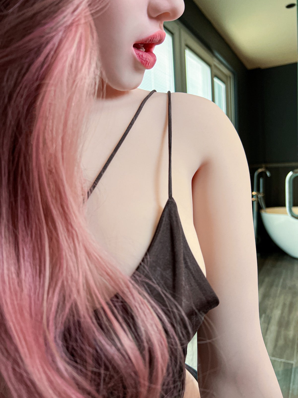 157cm (5ft2") Hybrid Sex Doll with Movable Jaw - C-Cup – Sola