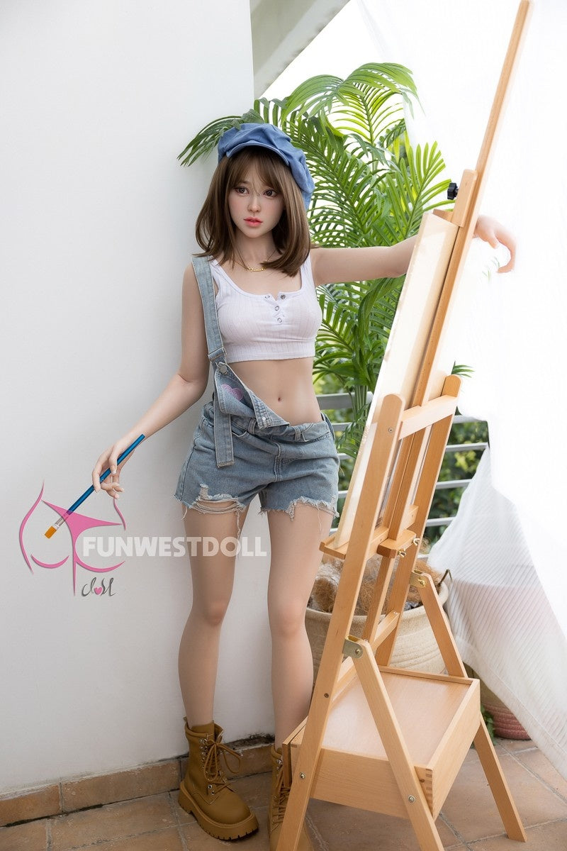 159cm (5ft3")  Asian Silicone Sex Doll - A-Cup – Lucy - FSD009