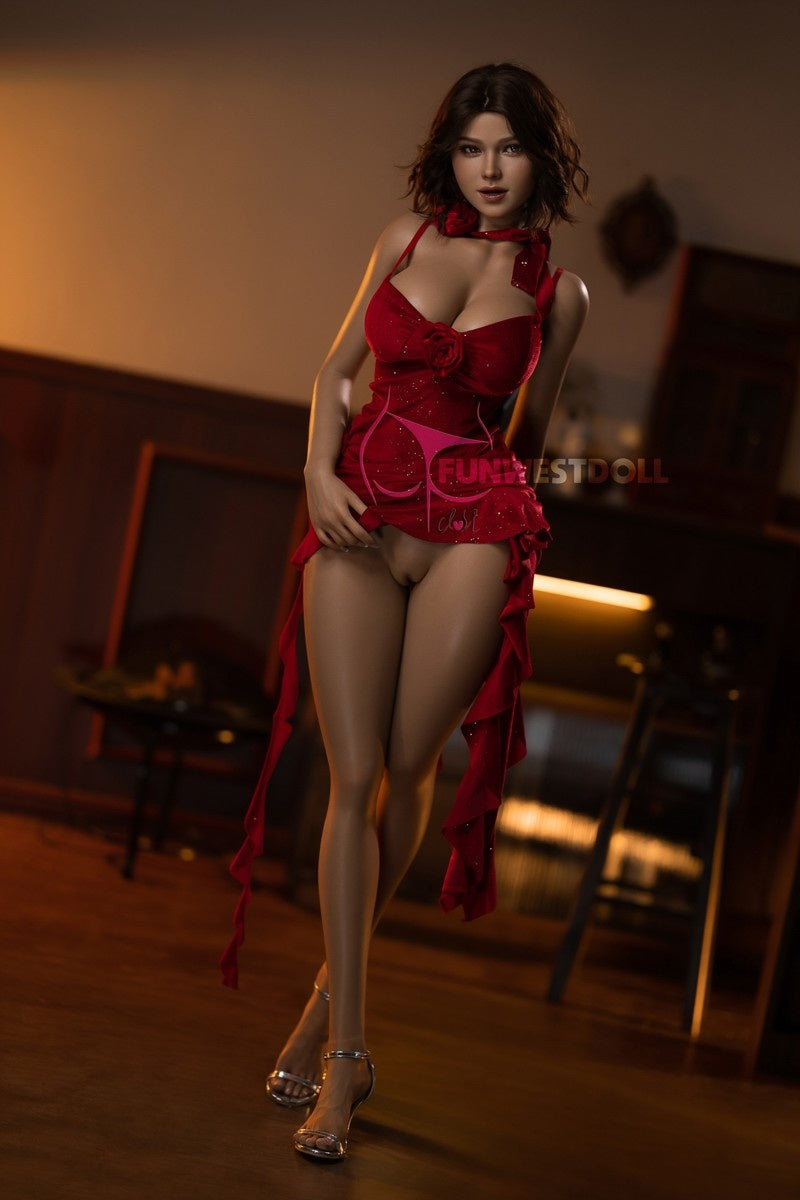 157cm (5ft2") European Silicone Sex Doll - G-Cup – Rose FSD022