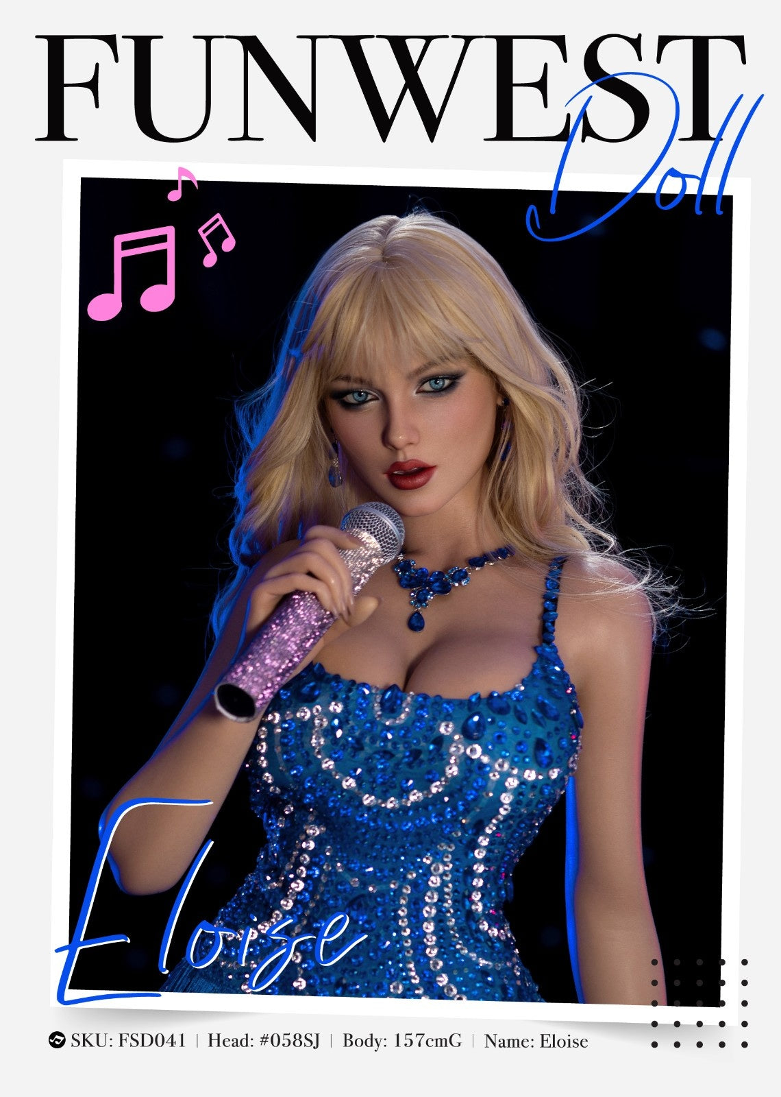 157cm (5ft2") Realistic Skin Texture Silicone Sex Doll - G-Cup – Eloise FSD041