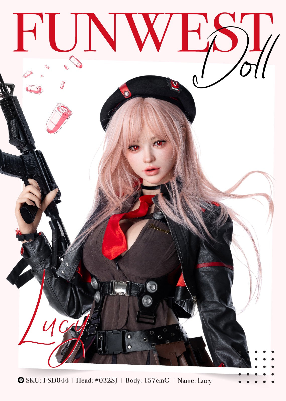 157cm (5ft2") Realistic Skin Texture Full Silicone Anime Sex Doll - G-Cup – Lily FSD044