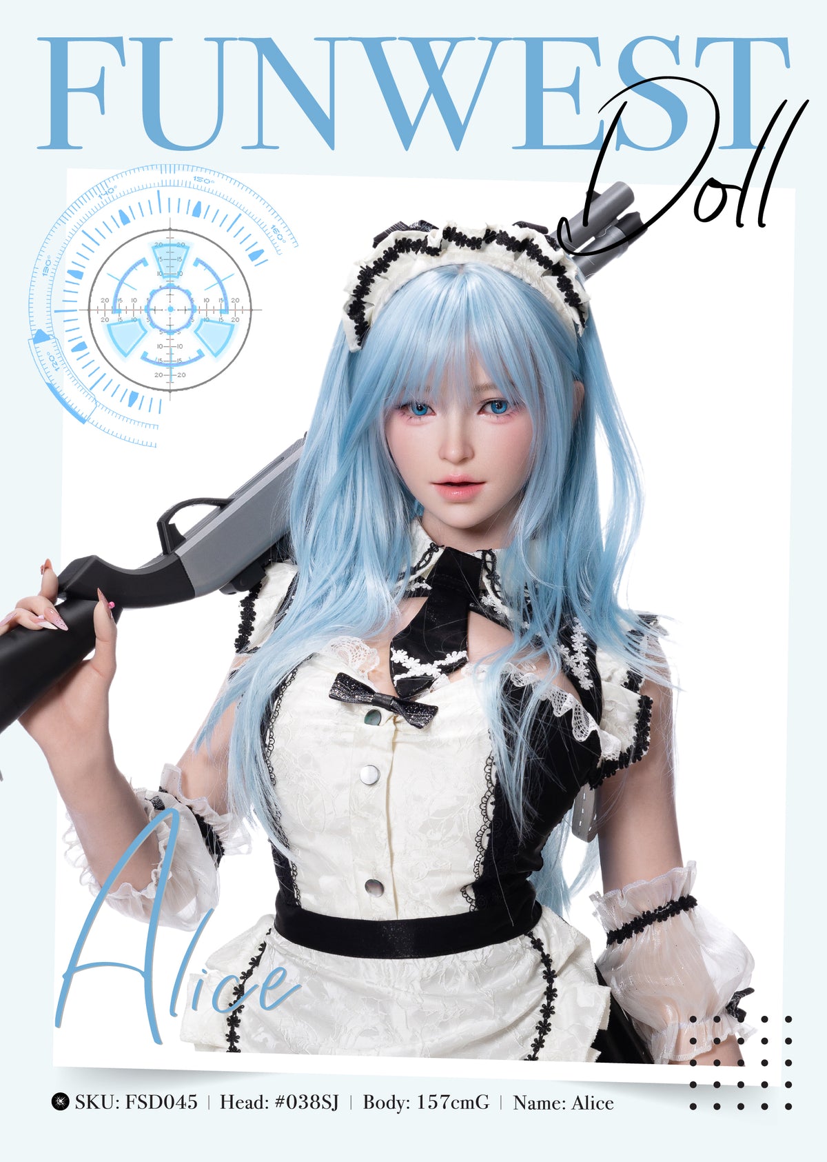 157cm (5ft2") G-Cup Full Silicone Sex Doll – FSD045 - Alice - In Stock | EU Only