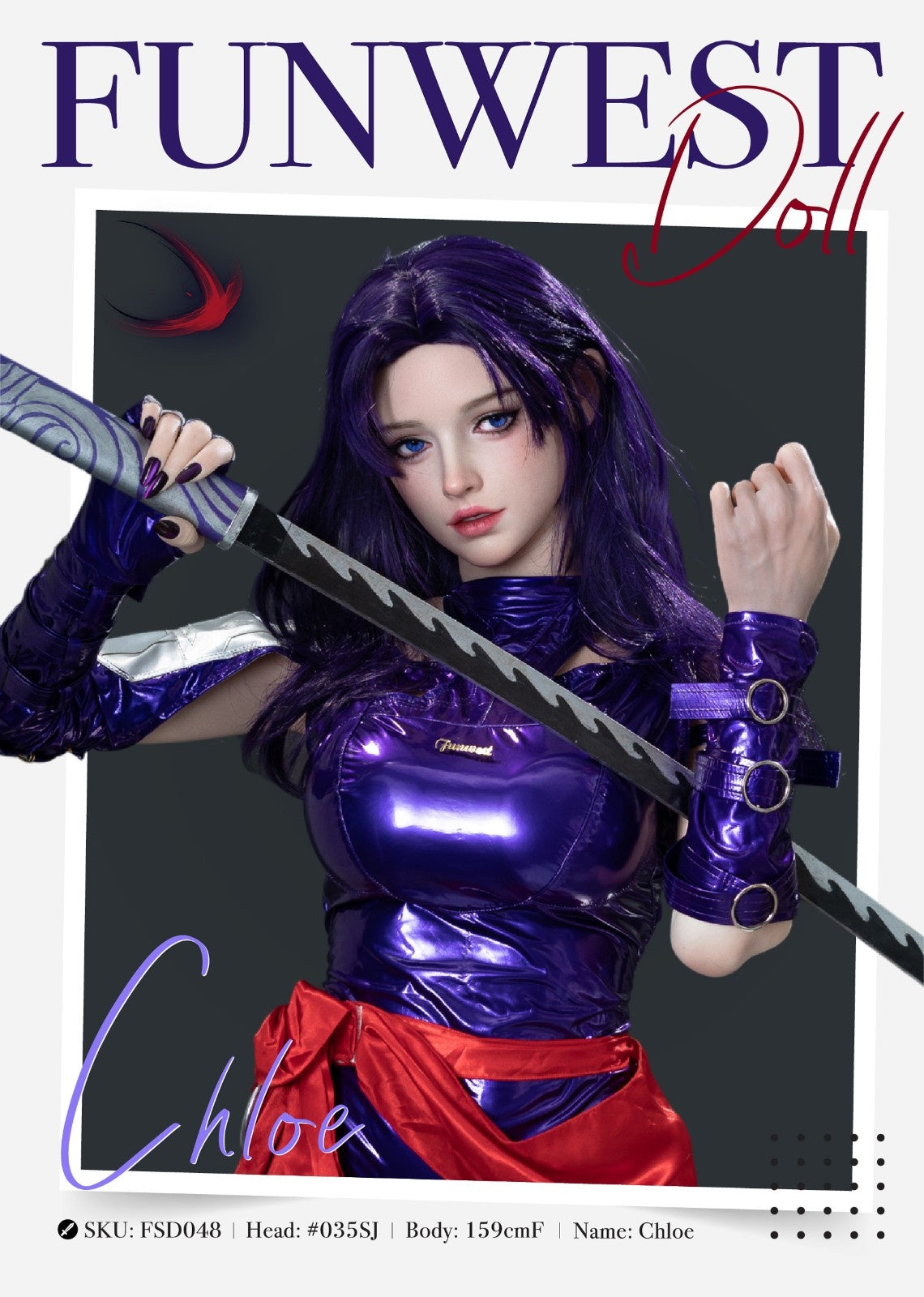 159cm (5ft3") Anime ROS Silicone Sex Doll - F-Cup – Chloe FSD048