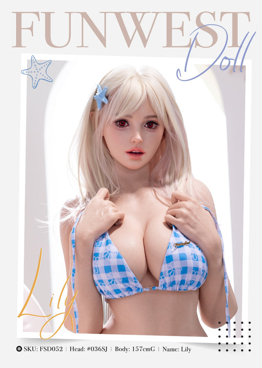 157cm (5ft2") Realistic Skin Texture Full Silicone Sex Doll - G-Cup – Lily FSD052