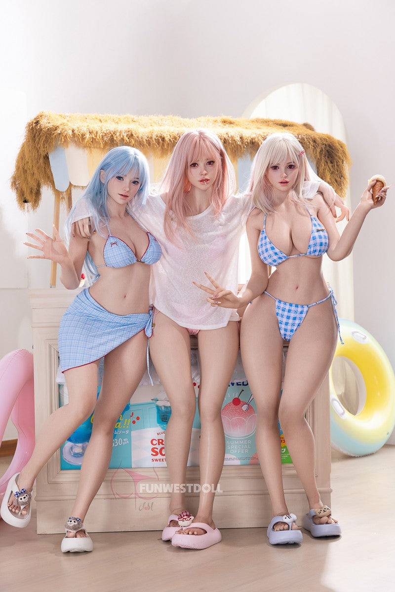 159cm (5ft3") Realistic Skin Texture Full Silicone Sex Doll - A-Cup – Lucy FSD053