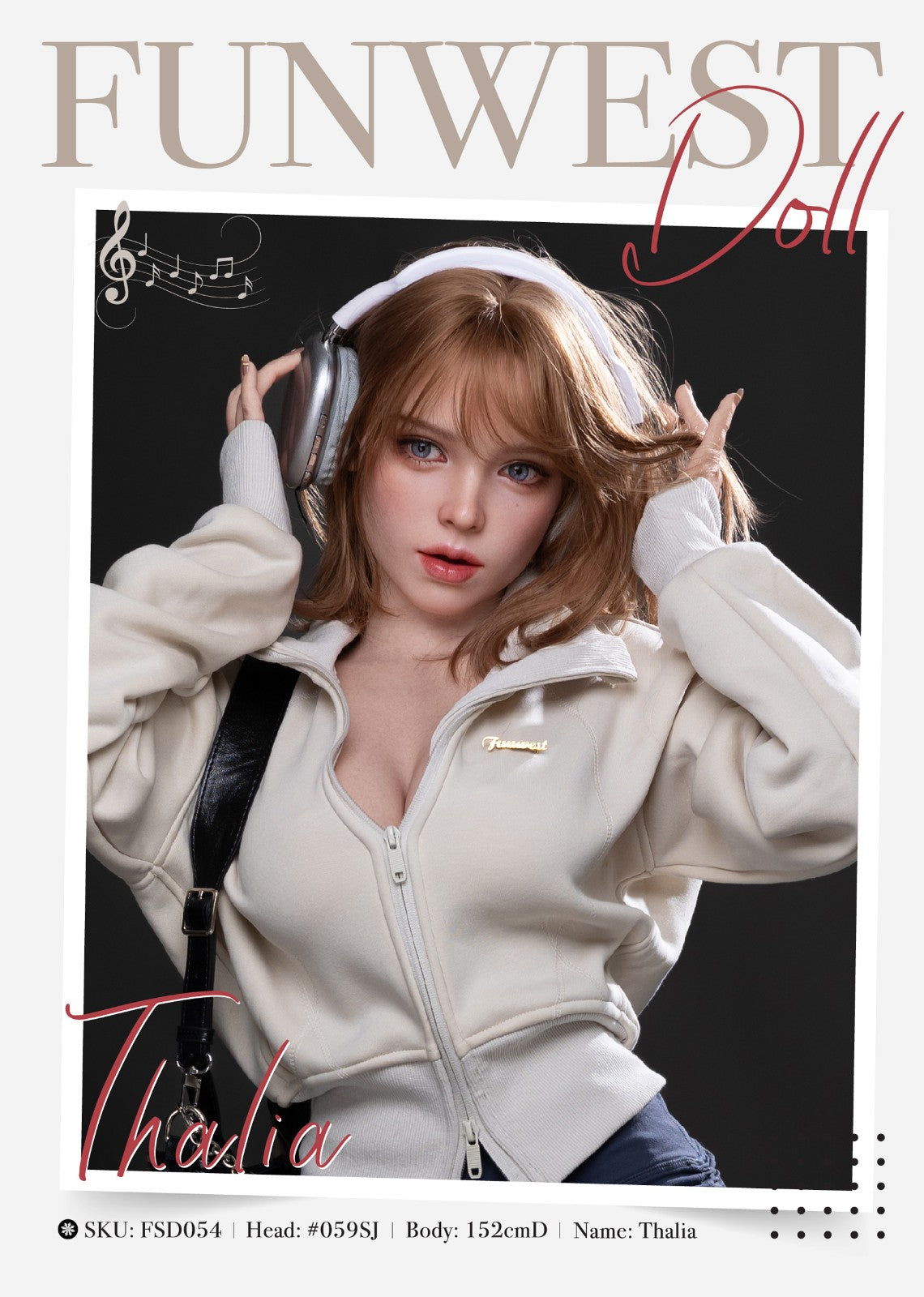 152cm (5ft0") Realistic Skin Texture Silicone Sex Doll - D-Cup – Thalia #059S