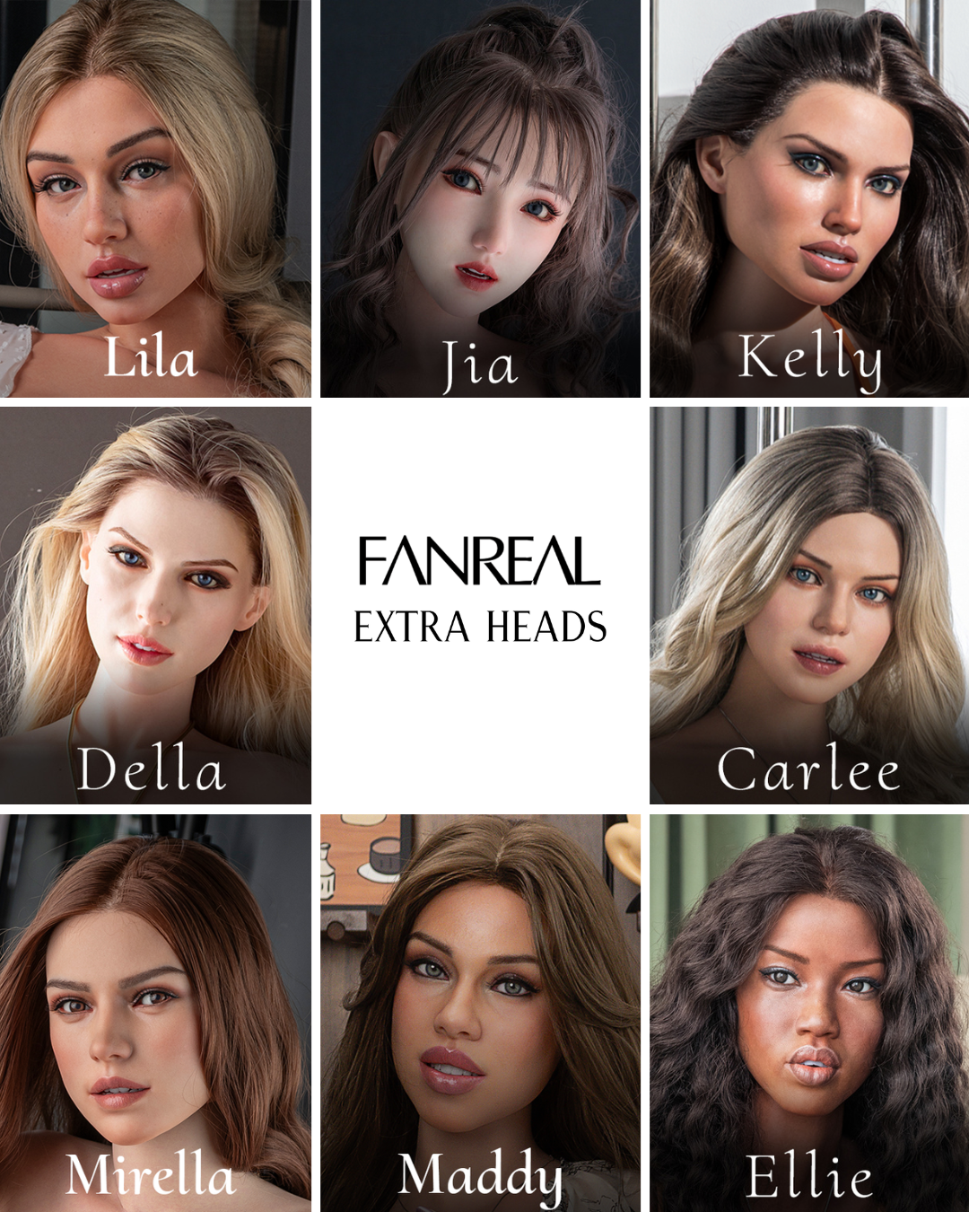 Fanreal Extra Heads