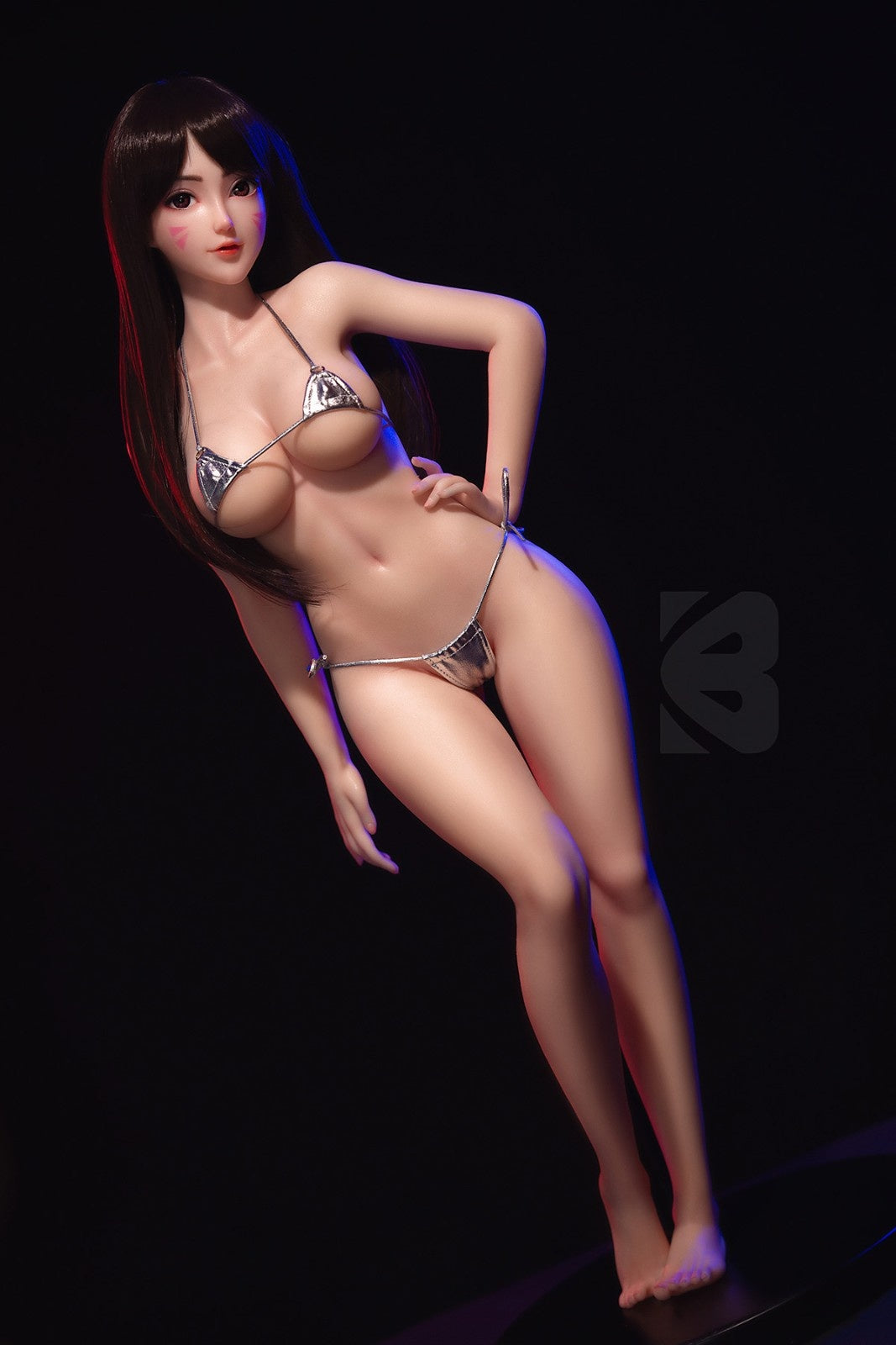 76cm (2ft6") Silicone Mini Anime Posable Sex Doll – D.Va