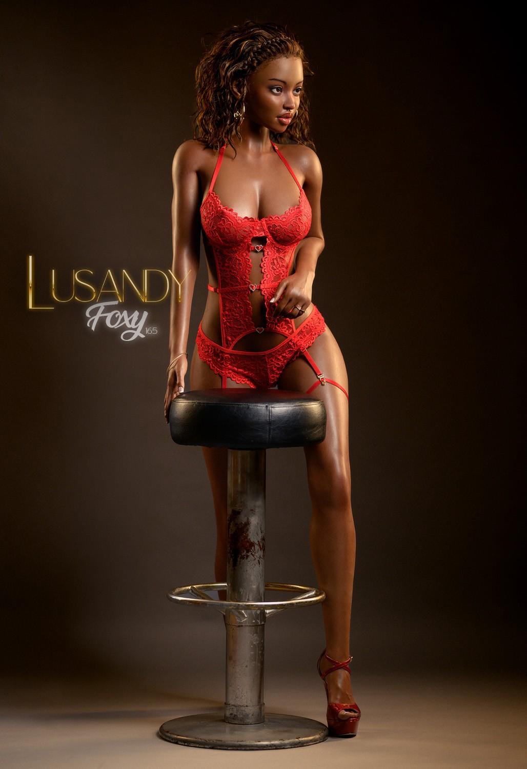 165cm (5ft5") Ebony Silicone Sex Doll - D-Cup – Foxy