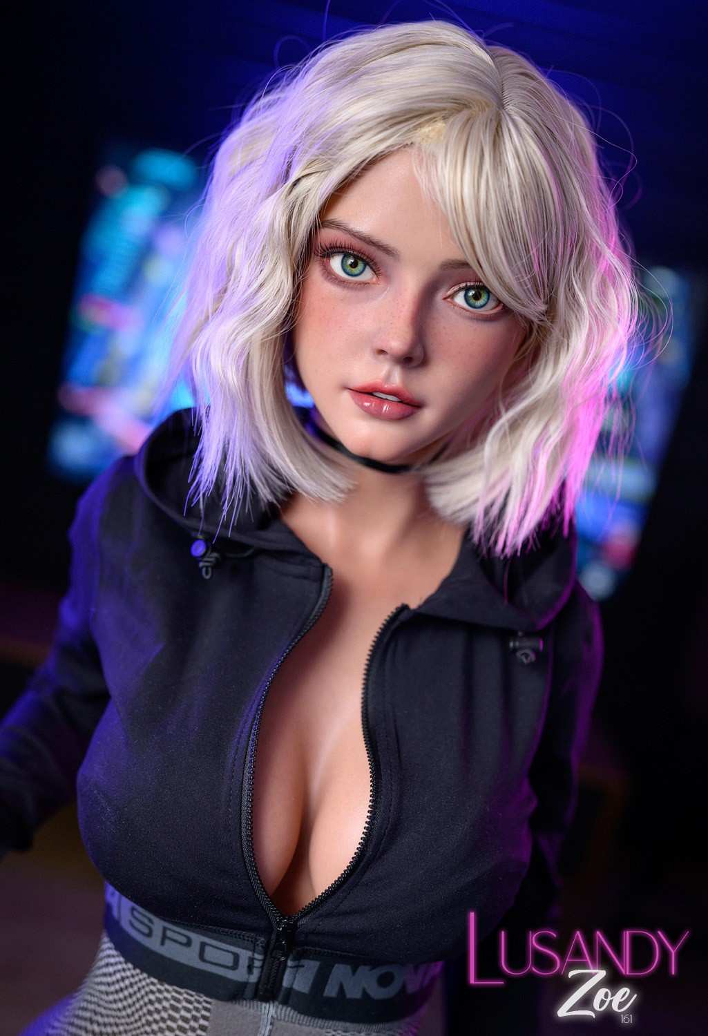 161cm (5ft3") Blonde Silicone Sex Doll - D-Cup  – Zoe