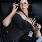 155cm (5ft1") Black Hair Curvy Silicone Sex Doll - F-Cup – Luna