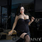 155cm (5ft1") Black Hair Curvy Silicone Sex Doll - F-Cup – Luna