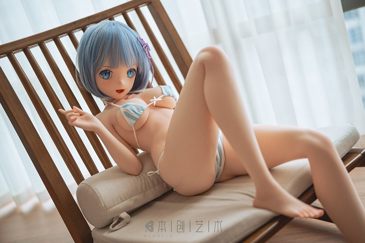 135cm (4ft5") Silicone Anime Sex Doll – Rem or Ram - MS141D + M01A (Rem) | MS141D + M02A (Ram)