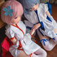 135cm (4ft5") Silicone Anime Sex Doll – Rem or Ram - MS141D + M01A (Rem) | MS141D + M02A (Ram)