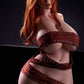 102cm (40.1") BBW Redhead Silicone Torso Doll – Marina