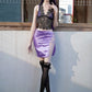 170cm (5ft7") Purple Hair Slim Silicone Sex Doll - A-Cup – Natalie #S12 ROS