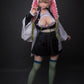 155cm (5ft1") Silicone Anime Sex Doll – Mitsuri Kanroji - OS155J + O03B