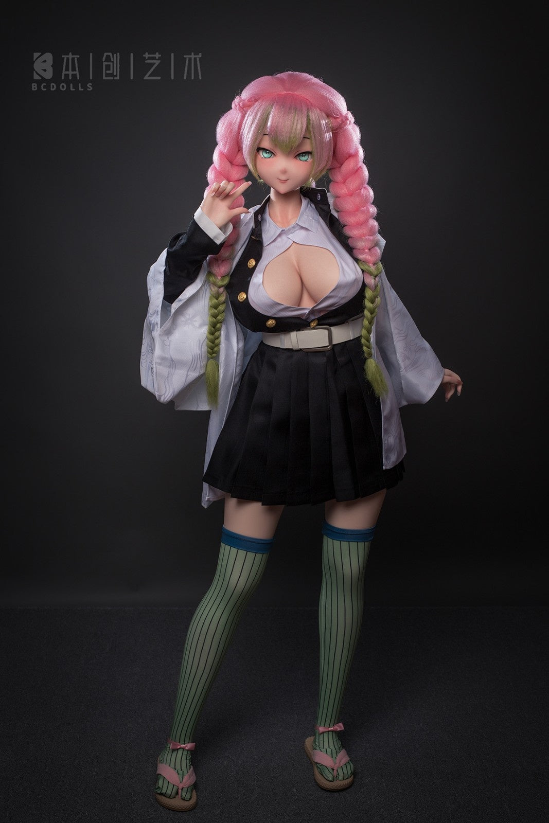 155cm (5ft1") Silicone Anime Sex Doll – Mitsuri Kanroji - OS155J + O03B