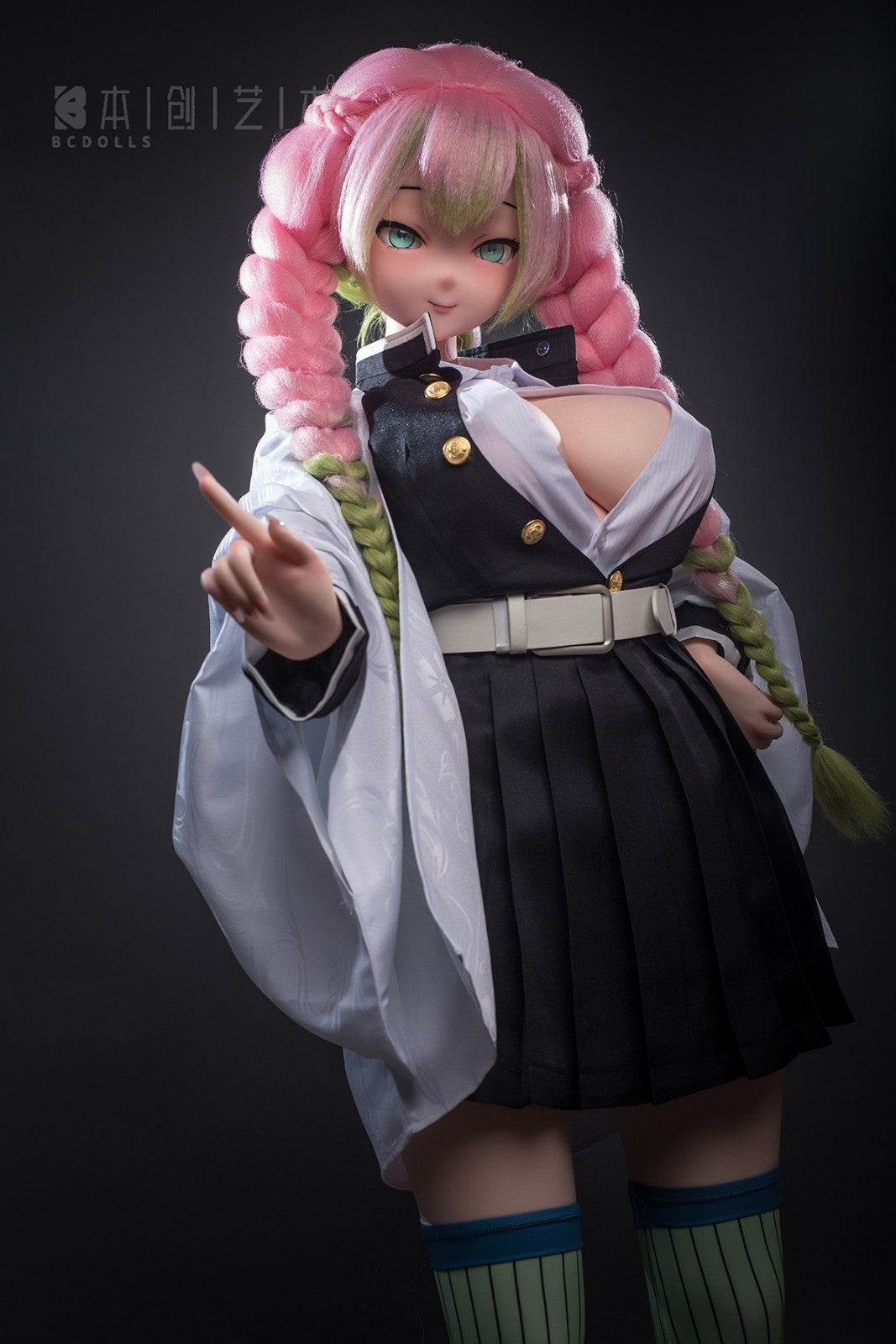 155cm (5ft1") Silicone Anime Sex Doll – Mitsuri Kanroji - OS155J + O03B