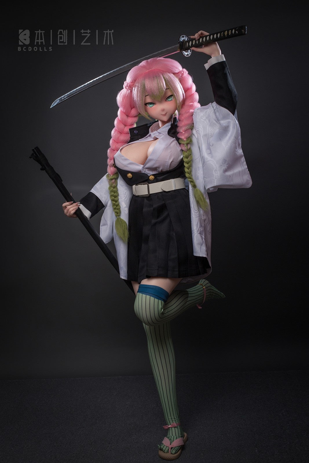 155cm (5ft1") Silicone Anime Sex Doll – Mitsuri Kanroji - OS155J + O03B