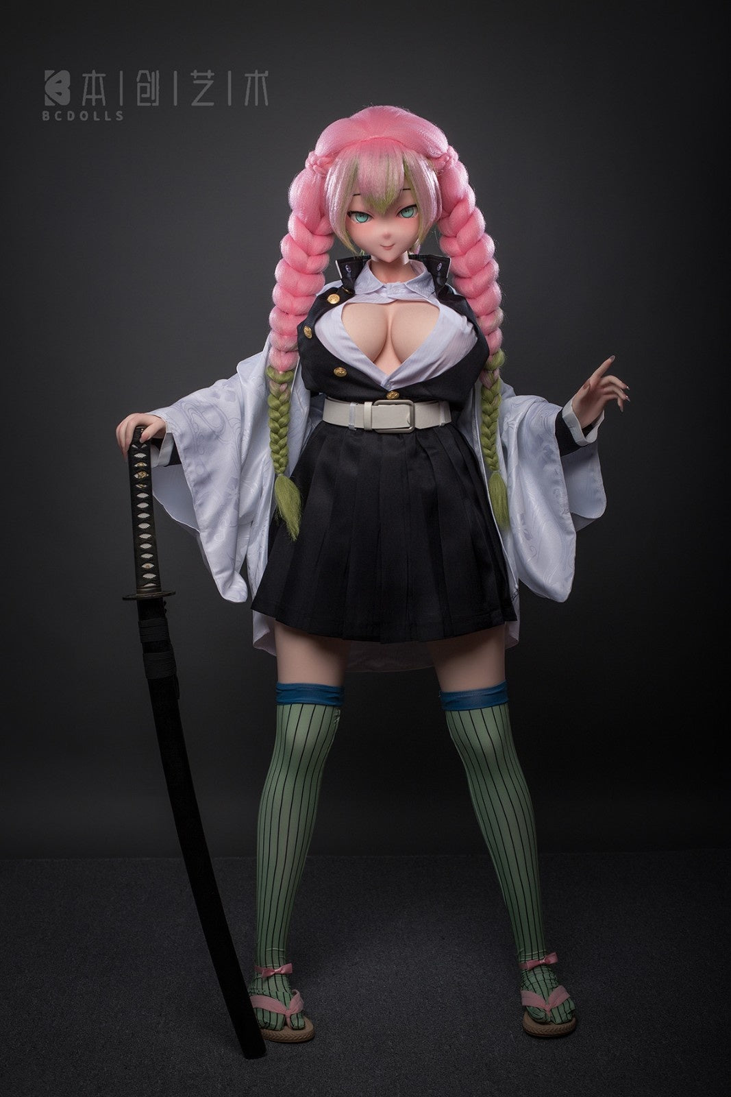 155cm (5ft1") Silicone Anime Sex Doll – Mitsuri Kanroji - OS155J + O03B