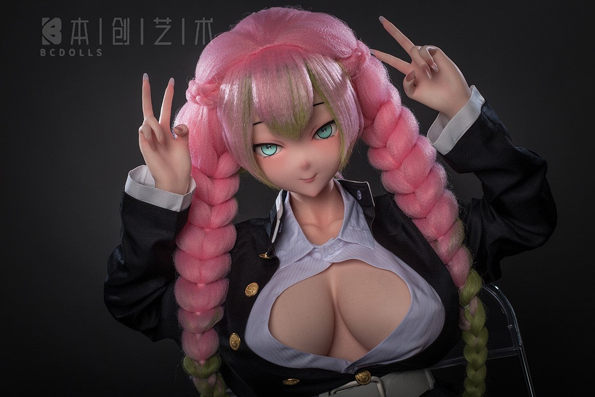 155cm (5ft1") Silicone Anime Sex Doll – Mitsuri Kanroji - OS155J + O03B