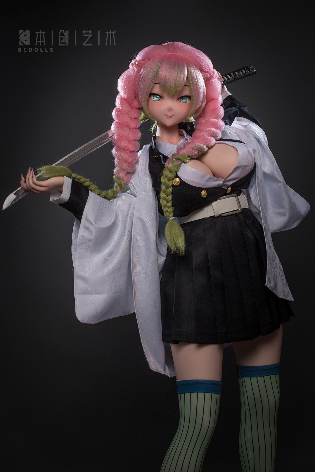 155cm (5ft1") Silicone Anime Sex Doll – Mitsuri Kanroji - OS155J + O03B