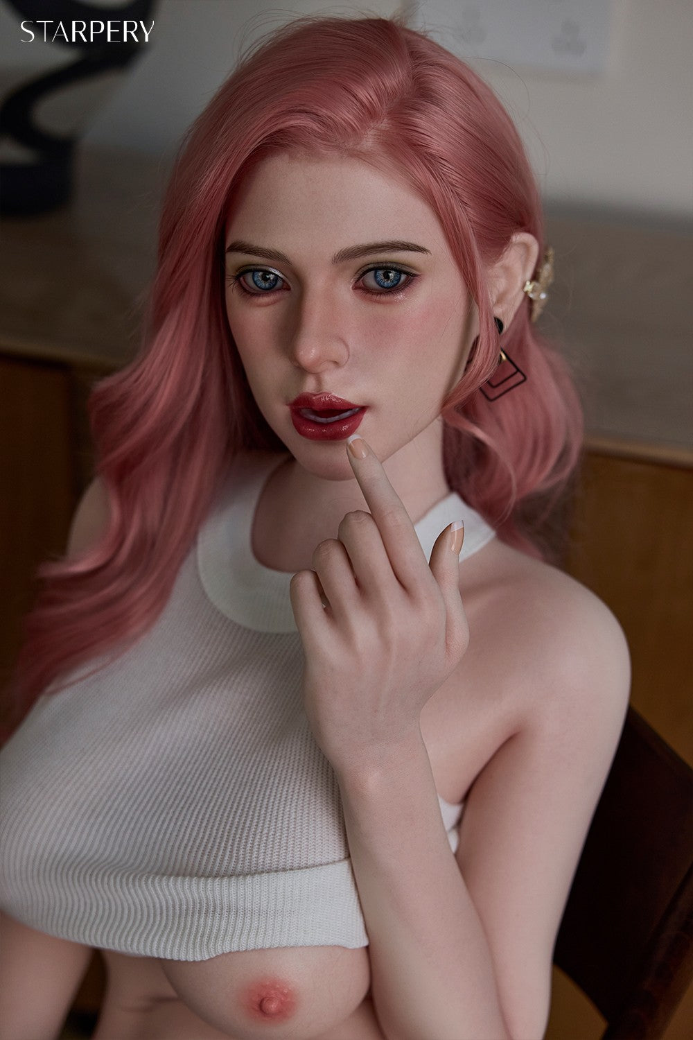 171cm (5ft7") Pink Hair Silicone Sex Doll - D-Cup – Jane Bennet