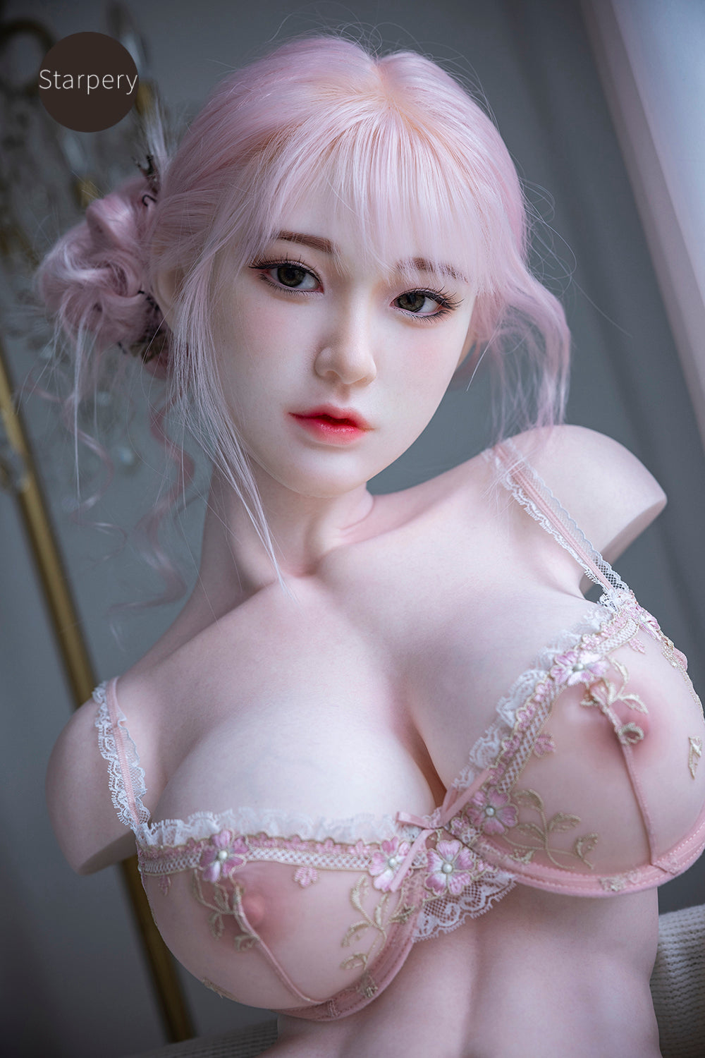 85cm (2ft9") G-Cup Pink Hair Full Silicone Torso Sex Doll – Mio - In Stock |  CA Only