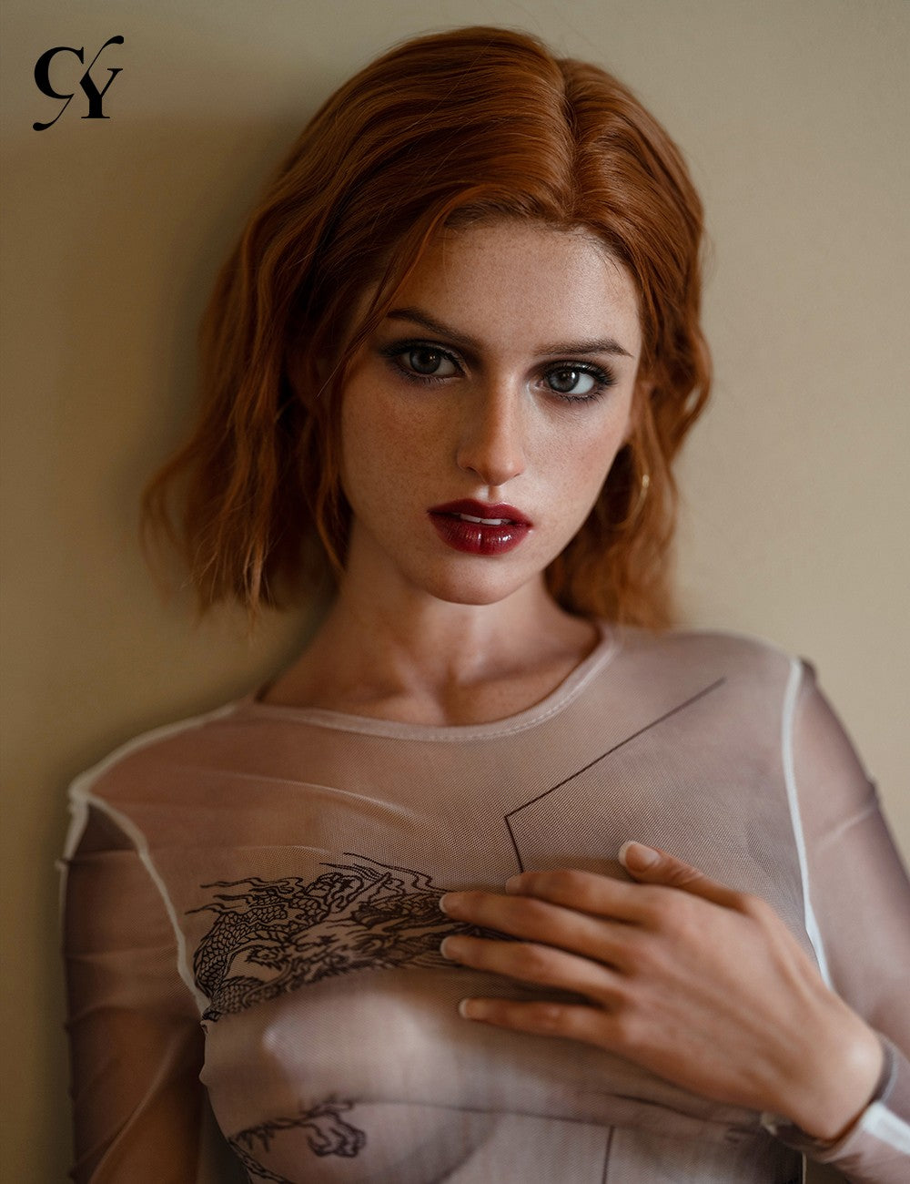 170cm (5ft7") Freckled Redhead Life Size Sex Doll - C-Cup – Rowan