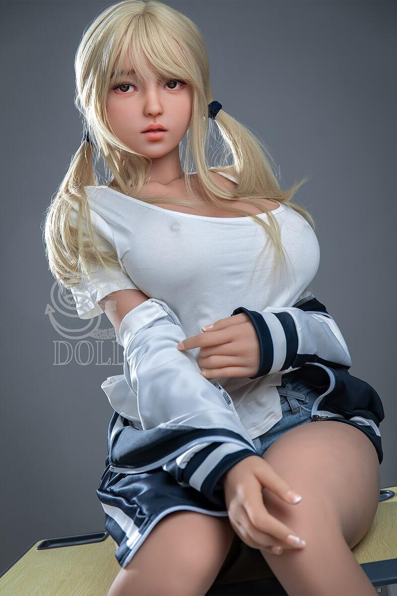 157cm (5ft2") H-Cup Asian Blonde Athletic TPE Sex Doll Melody.A - In Stock | US Only