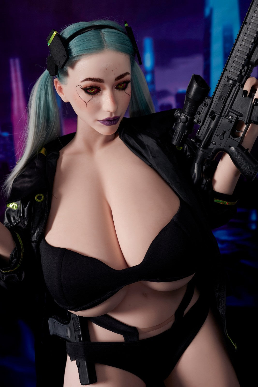 161cm (5ft3") BBW Fantasy Goth Silicone Sex Doll - I-Cup – Tasha