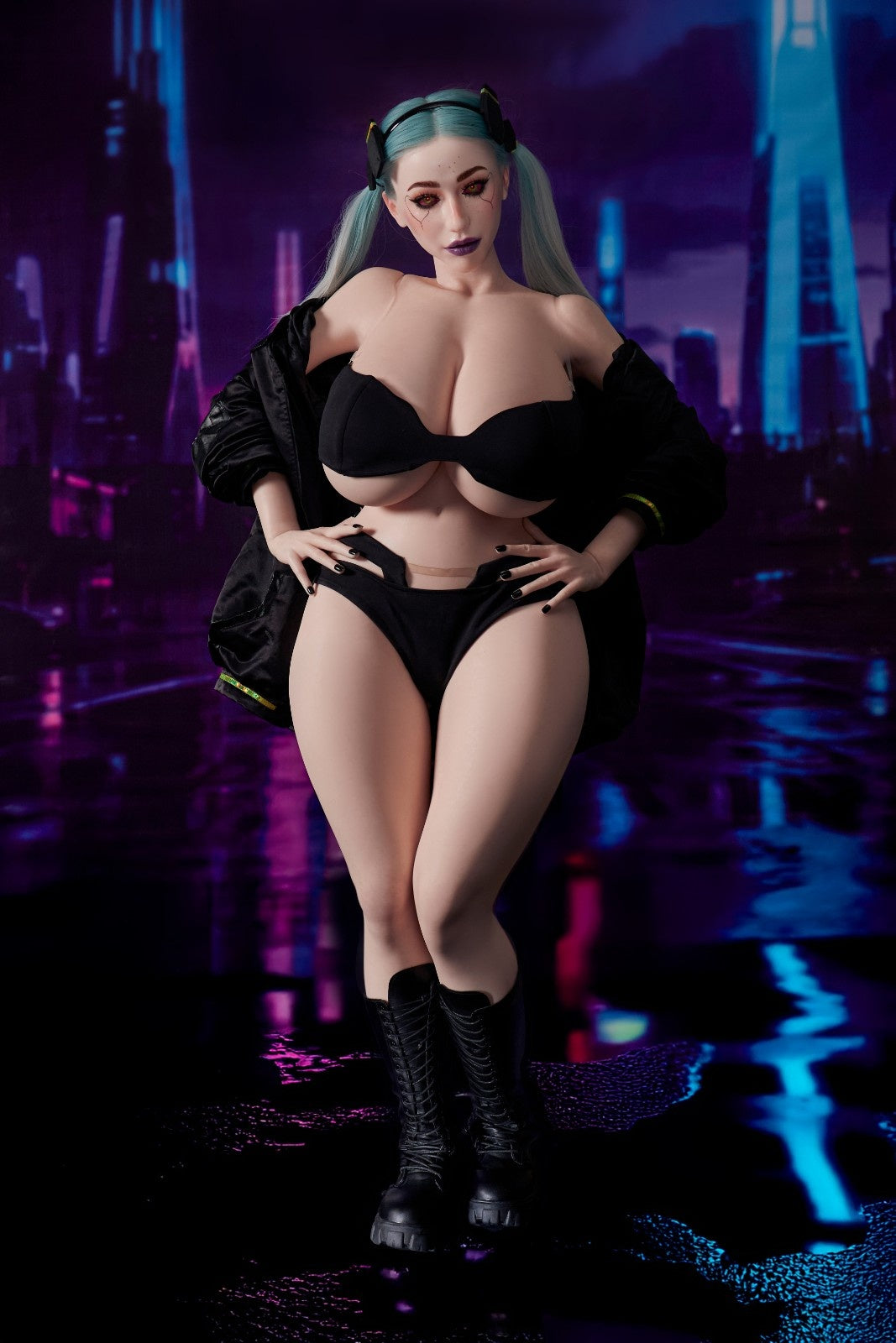 161cm (5ft3") BBW Fantasy Goth Silicone Sex Doll - I-Cup – Tasha