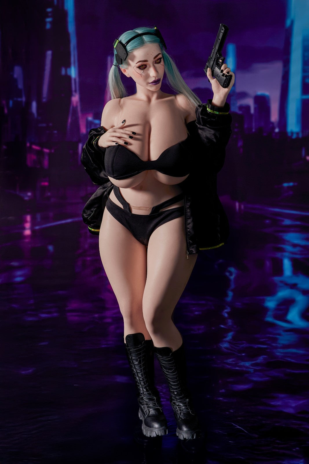 161cm (5ft3") BBW Fantasy Goth Silicone Sex Doll - I-Cup – Tasha