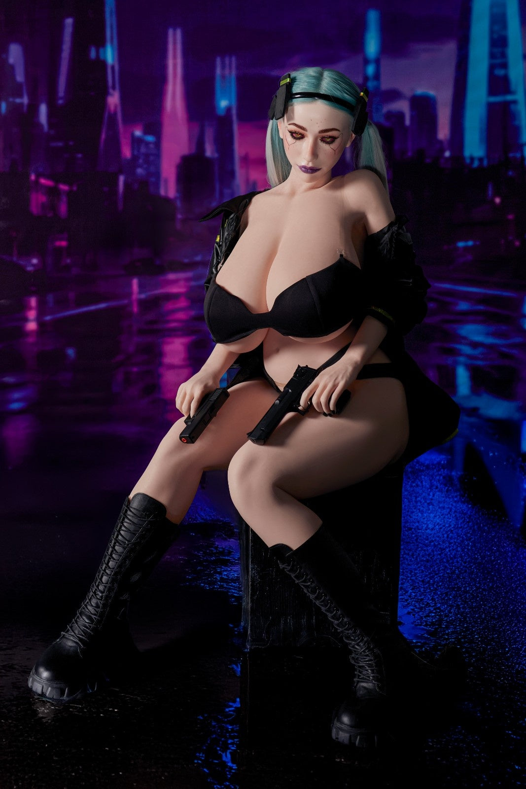 161cm (5ft3") BBW Fantasy Goth Silicone Sex Doll - I-Cup – Tasha