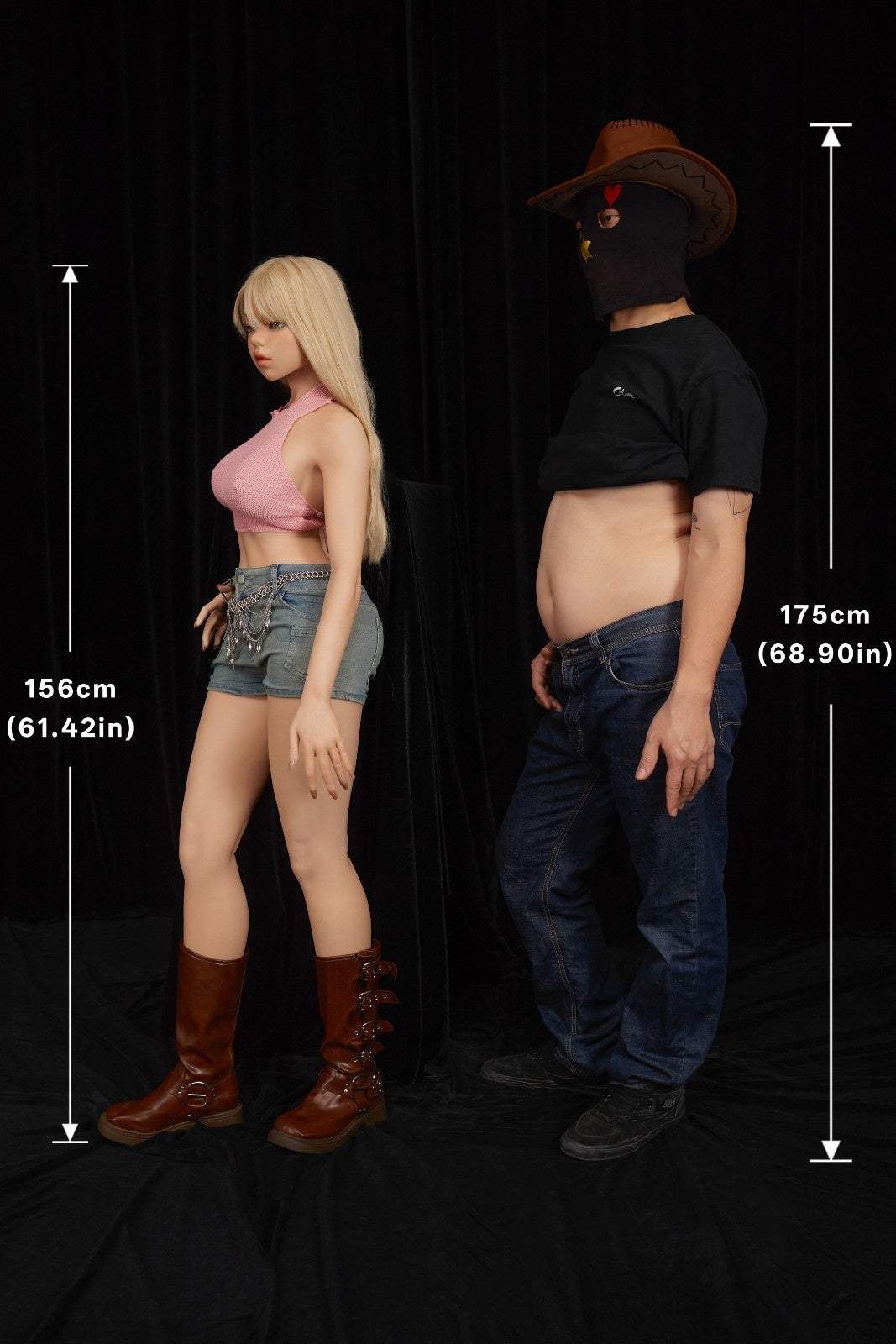 156cm (5ft1") CLM ULW - Blonde Cowgirl Silicone Sex Doll - F-Cup – Rhea