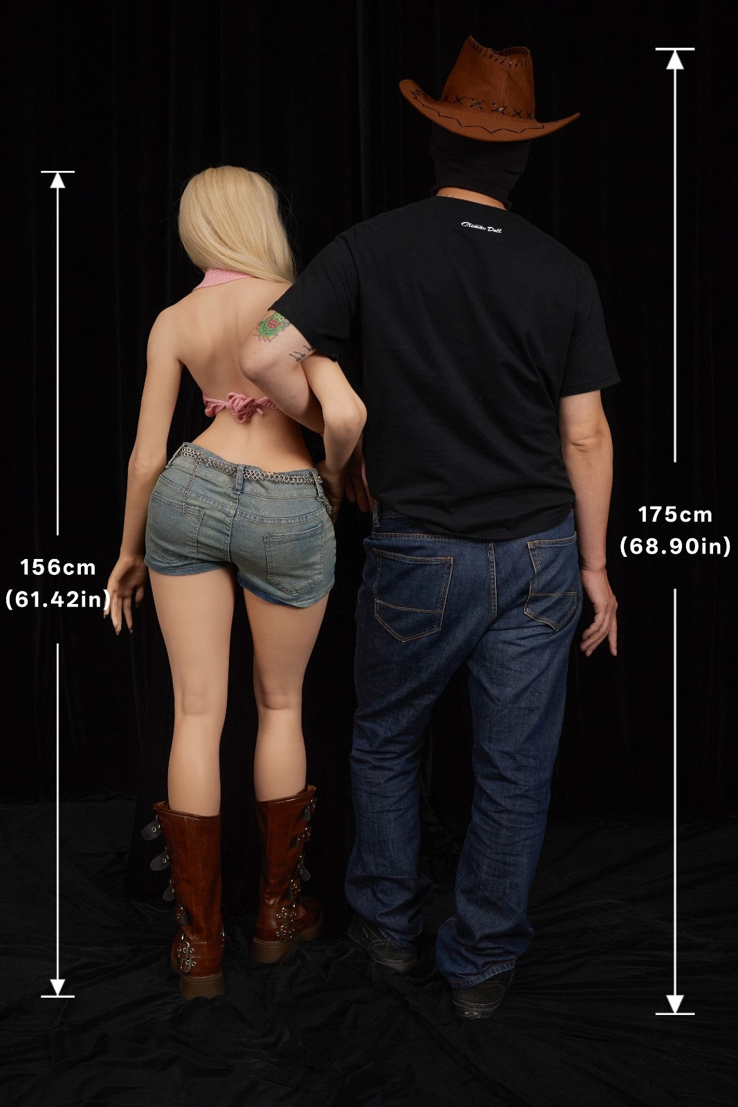 156cm (5ft1") CLM ULW - Blonde Cowgirl Silicone Sex Doll - F-Cup – Rhea