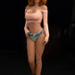 AIBEI 158cm (5ft1") Curly Redhead TPE Sex Doll Head #183 - Alisa
