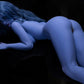 AIBEI 160cm (5ft2") Witch Blue Skin TPE Sex Doll Head #225 - Elowen