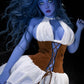 AIBEI 160cm (5ft2") Witch Blue Skin TPE Sex Doll Head #225 - Elowen