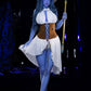 AIBEI 160cm (5ft2") Witch Blue Skin TPE Sex Doll Head #225 - Elowen